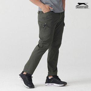 슬레진저 남성 멀티 입체 카고 팬츠 카키