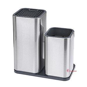 칼꽂이 싱크대 거치대 보관함 칼꽃이 스텐 도마 칼집 조리도구 수저 수납 씽크대hij842