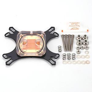 LGA 775/1150/1155/1156/1366 AM3 AM2G1/4 범용 수냉 블록 컴퓨터 CPU 라디에이터구리 쿨러 방열판