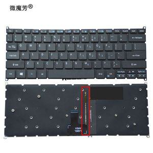 영어 키보드 Acer 아스파이어 R14 R5-471 R5-471T 미국 노트북 R5-471T-534X