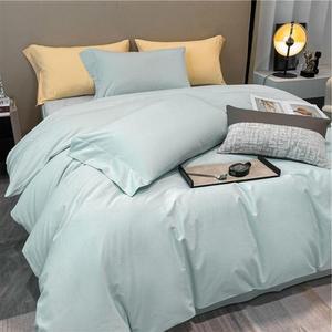 이불커버+매트커버+베개커버 침구 세트 K/LK 3종 침실인테리어 그린 순면 호텔