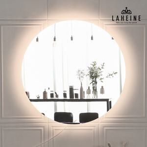 [롯데백화점]브로드아미(리빙) [라헨느] 감성조명거울 프리미엄 원형 LED 조명거울-600