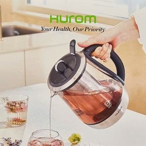 휴롬 티마스터 1.4L 전기 분유포트기 티포트 무선주전자 보온 차탕기 유리 티팟 티메이커