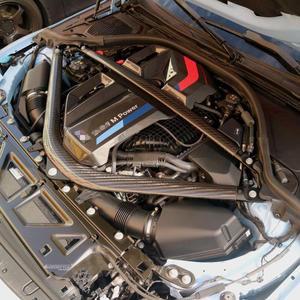 코도스타일 드라이 탄소 섬유 엔진 스트럿바 BMW 호환 G80 G81 G82 G83 M3 M4 G87 M2  인 밸런스 인테리어