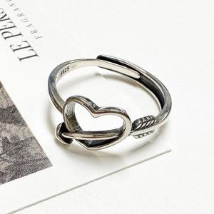 [오노마] ONM 925순은반지 큐피트의하트반지 프리사이즈 925