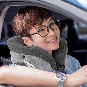 [셀러허브 패션][JHQS7KPJ_52AQ]메모리폼 목베개 휴대용목베개