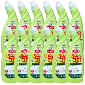 엘지생활건강 홈스타 락스와 세제 허벌시트러스 750ml 12개