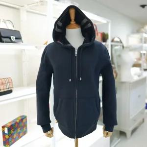 버버리 여자 후드집업 40249171 네이비 면 홀스 로고 명품 후디 친구 선물