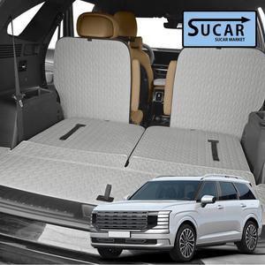 2025 디올뉴 팰리세이드 LX3 리노 가죽 트렁크매트 카매트 차박 바닥 가솔린 2열 3열 등받이 7인승 일체형