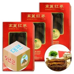 건강보감 5년근 금산 고려 홍삼 대편 900g