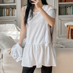 [데일리/Y존커버] 레이어드 프릴 나시