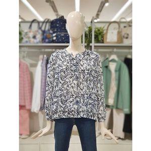 [갤러리아] 크로커다일레이디 프린트 자가드 풀오버 블라우스 CLDFBL104