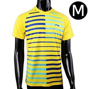 [셀러허브 패션][JHQRLIKN_53DN]베드민턴 남성 반팔 티셔츠 유니폼 노랑 M