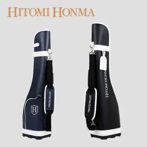 히토미 혼마 심플 배색 스탠드 하프백 파크골프가방(골프 파크골프 겸용)