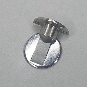 [셀러허브 1]고급형 무타공 방문 자석 도어스토퍼 실버 무타공도어스토퍼 자석스토퍼