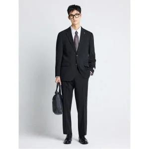 [STCO] Tech-Poly 사방스판 에센셜 수트 셋업_블랙 (컴포트핏)-SSUBSJZNS56_SSUBSLZNS56652806