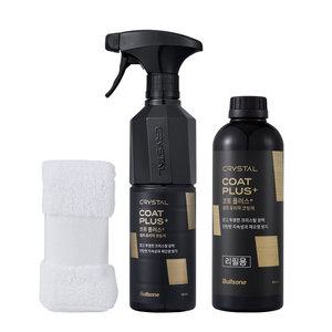 [불스원] 뉴 크리스탈 코트 플러스 광택제 500ml+리필 400ml+극세사융