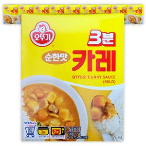 오뚜기 3분카레 순한맛 즉석카레 200g 10개