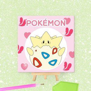 [기타]보석십자수 이젤 포켓몬스터 토케피 20X20_20816560