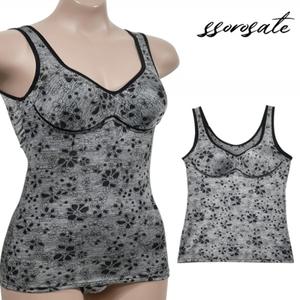 (쏘로사떼)인견소재 매력포인트 플라워 몰드 브라런닝