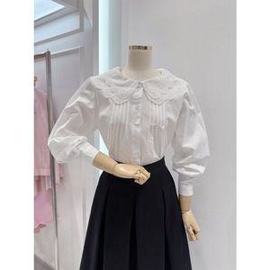 [갤러리아] [ab.f.z] 자수 이중 카라 블라우스(ATZ1HB45C)