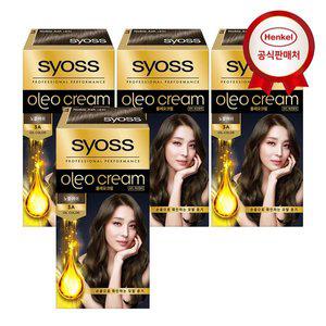 갤러리아 사이오스 올레오크림 새치염색약 3-A 노블애쉬 x 4개