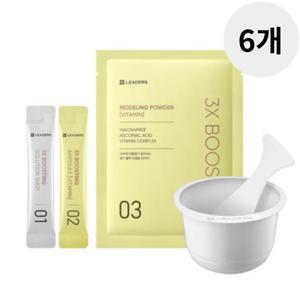 리더스 3X 부스팅 비타민 쿨링 모델링 마스크팩 6회분