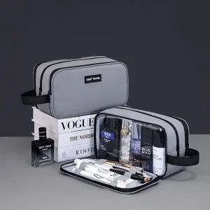 [히키스] 여행 골프 라운딩 헬스장 3단수납 방수 파우치