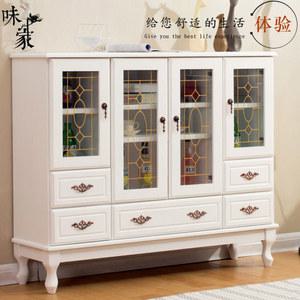 와인장 거실장 진열장 진한 흰색 술장식장 양주 체리 앤틱 화이트 다문 다문형 보관함