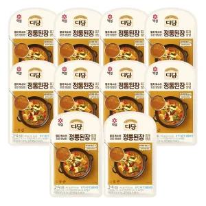 [하프클럽/CJ제일제당]백설 다담 정통된장찌개양념 140g x10개