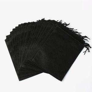 신발 주머니 블랙 22x32cm 20p 운동화 소품 이너백 부직포