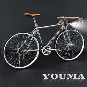 클래식 자전거 바이크 자전거 시티 700C 초경량 통근 로드 변속 빈티지