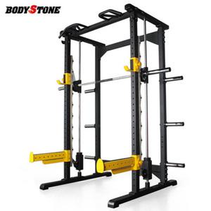 TK 바디스톤 복합멀티랙 ASP-7300 하프랙+스미스머신 공간절약형머신 홈짐 근력기구