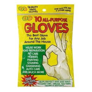 일회용 장갑 미용 고무 프리 작업 요리 10p 고무장갑 라텍스요리장갑