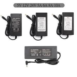 AC TO DC 범용 어댑터 전원 공급 장치 5V 12V 24V 5A 6A 8A 10A LED 조명 변압기 9V 15V 5A 36V 48V 2A LED