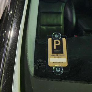 [모두쇼핑]주차 스티커 카드 주차증 케이스 차량용 주차알림판 아파트 빌라 주차카드케이스