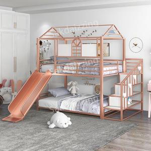 낮은 벙커침대 프레임 수납 성인 원목 원룸 철제 벙커 2층 침대