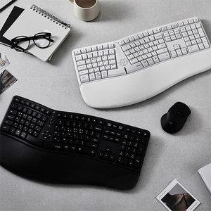 아이노트 인체공학 무선 멀티페어링 키보드 NK907RB