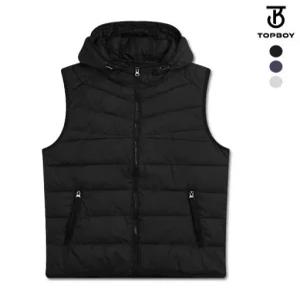 [탑보이] 다운라이크 후드 경량 패딩조끼  JW487)