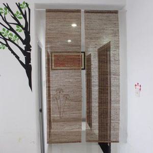 모시가리개 메쉬 시야차단 린넨 롤스크린 조각보 분리형 간이 전통 중문대신 덮개 롤 베란다