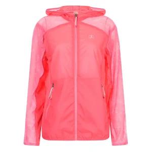 여성 마르조 메쉬 소매 꽃무늬 얇은 등산 바람막이 집업 점퍼 DW-WJP-20595-핫