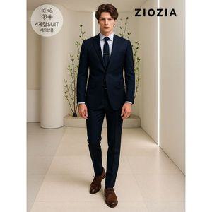 [하프클럽/지오지아]네이비 트윌조직 사계절 정장세트 (ABD5SB1201_ABD5SP1201_DNV)