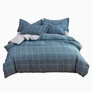 싱글 더블 이불커버 체크 고밀도 순면 180 220 200 240 150 호텔식 사계절