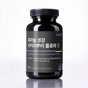 건온연 살므시 흑마늘 생강 치커리뿌리 플로라 정 600mg x 60정 부모님 직장인 중장년 청소년 600mg