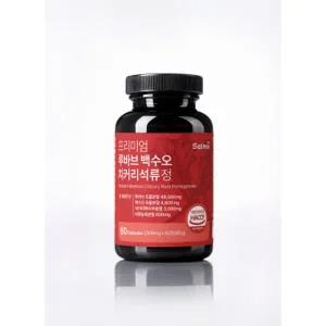 건온연 살므시 프리미엄 루바브 백수오 치커리 석류 정 1000mg x 60정 부모님 직장인 중장년 청소년 60정