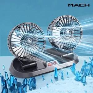 차량용 선풍기 화물차 2way 2구 자동차 트럭 뒷좌석 (WFHT0W0)