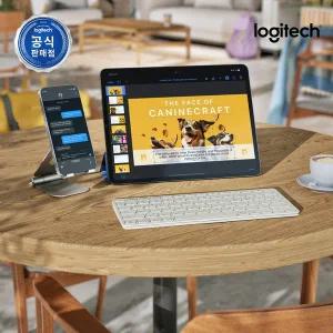 로지텍코리아 KEYS-TO-GO 2 페일그레이 휴대용 블루투스 무선 키보드