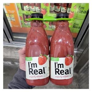 아임리얼 딸기 주스 700ml x 2개 d52042ice3