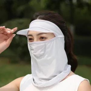 [라일리] Rly 여름 골프 햇빛 보호 멀티 스카프 썬캡 넥워머 일체형  10267761A)