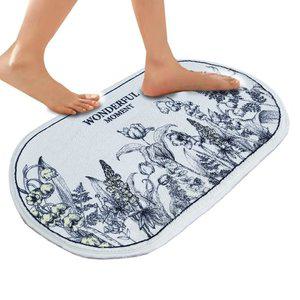 B그레이튤립 소형 극세사 발매트 욕실매트 침실 거실 (WFHU6LT)